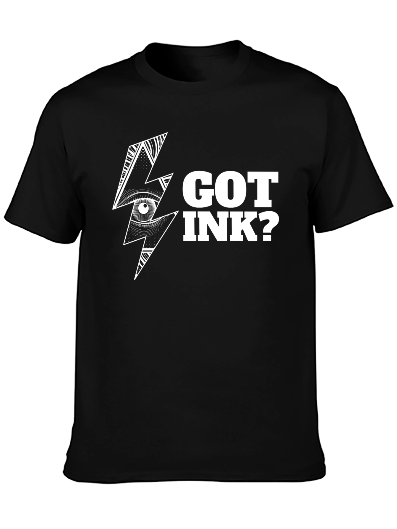Got Ink? Black Graphic Tee - Tattoo Lovers Shirt