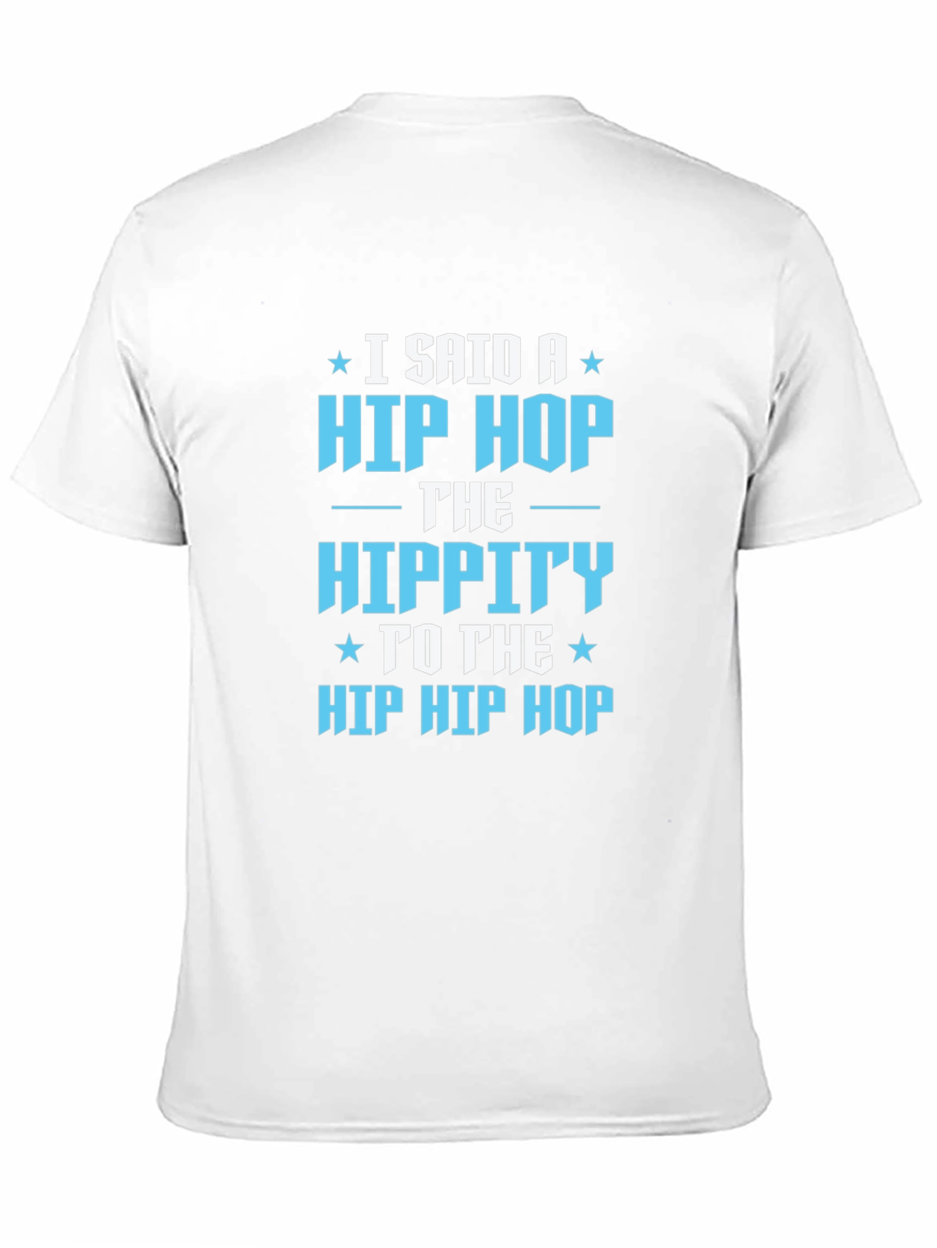 Hip Hop Graphic T-Shirt - Black Cotton Blend Tee