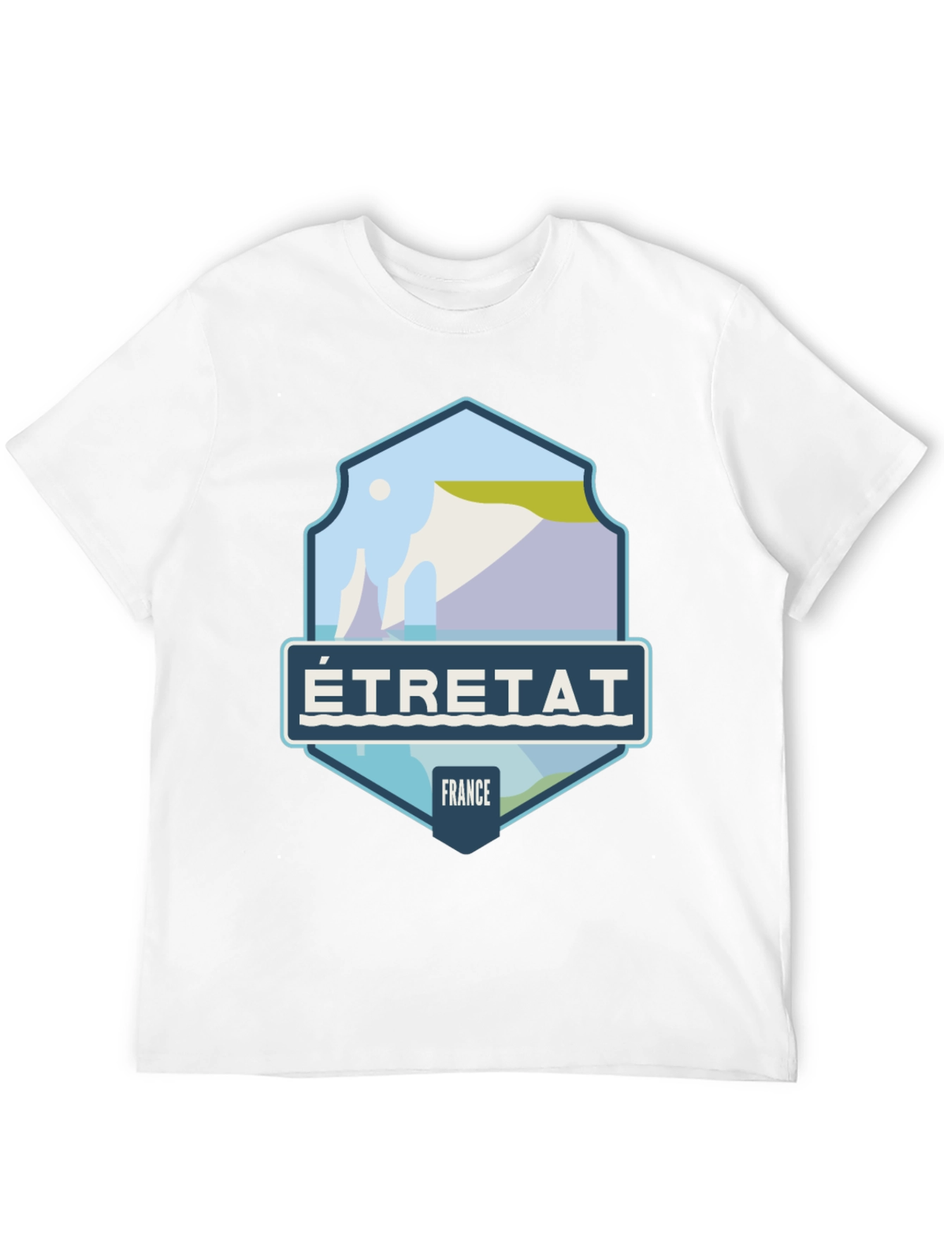 Étretat France Graphic Tee - Coastal Travel Shirt
