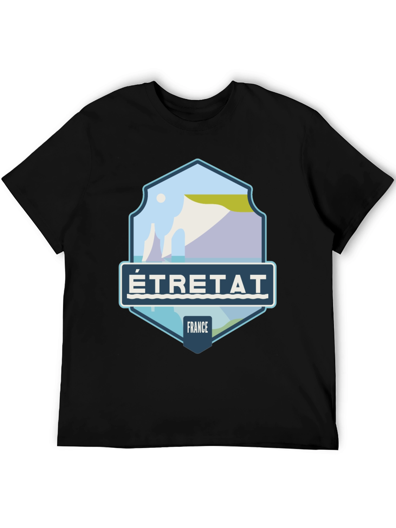 Étretat France Graphic Tee - Coastal Travel Shirt