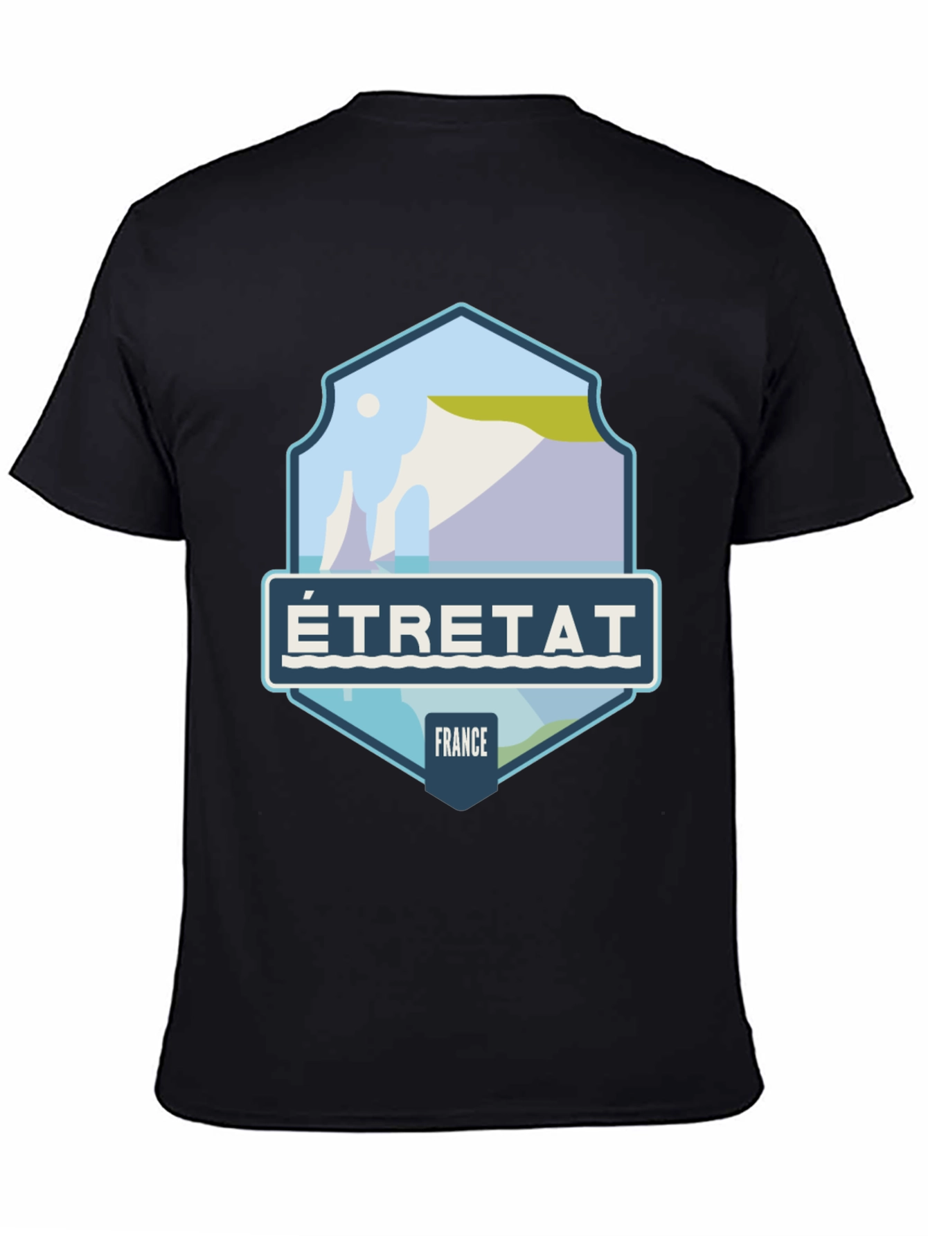 Étretat France Graphic Tee - Coastal Travel Shirt