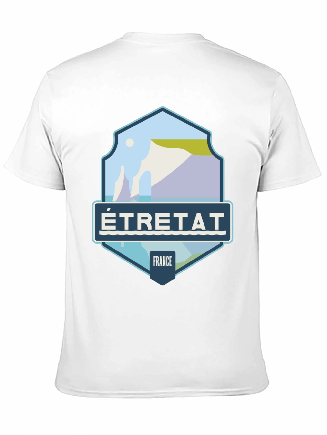 Étretat France Graphic Tee - Coastal Travel Shirt