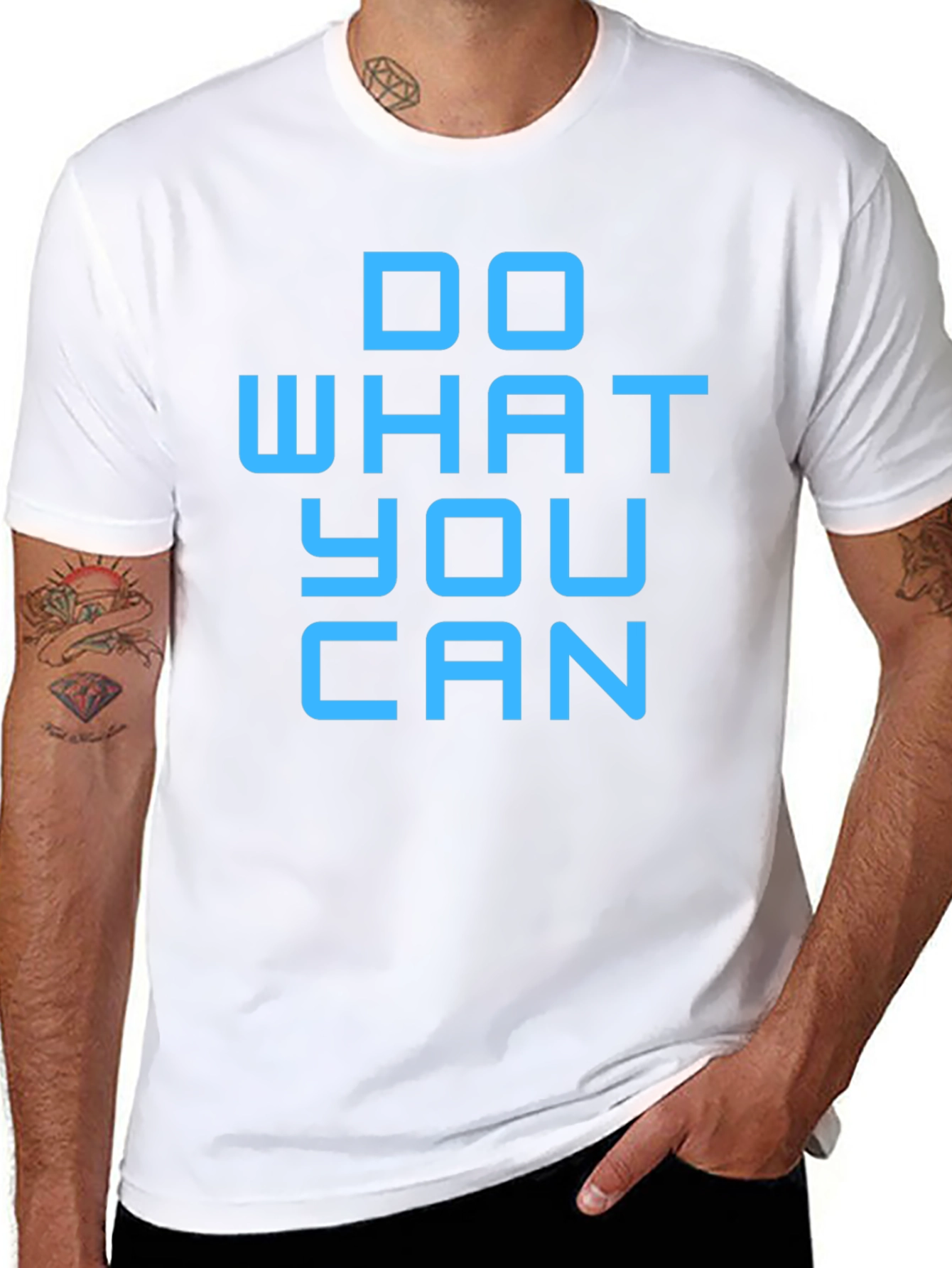 Motivational Graphic Tee - Do What You Can