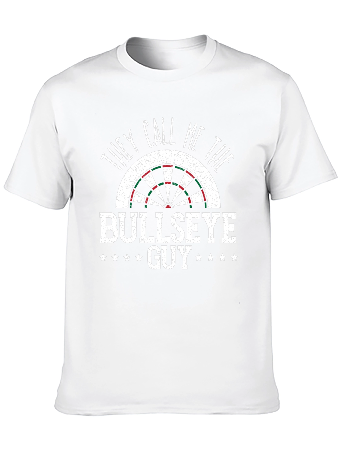 Bullseye Guy T-Shirt - Dartboard Graphic Tee