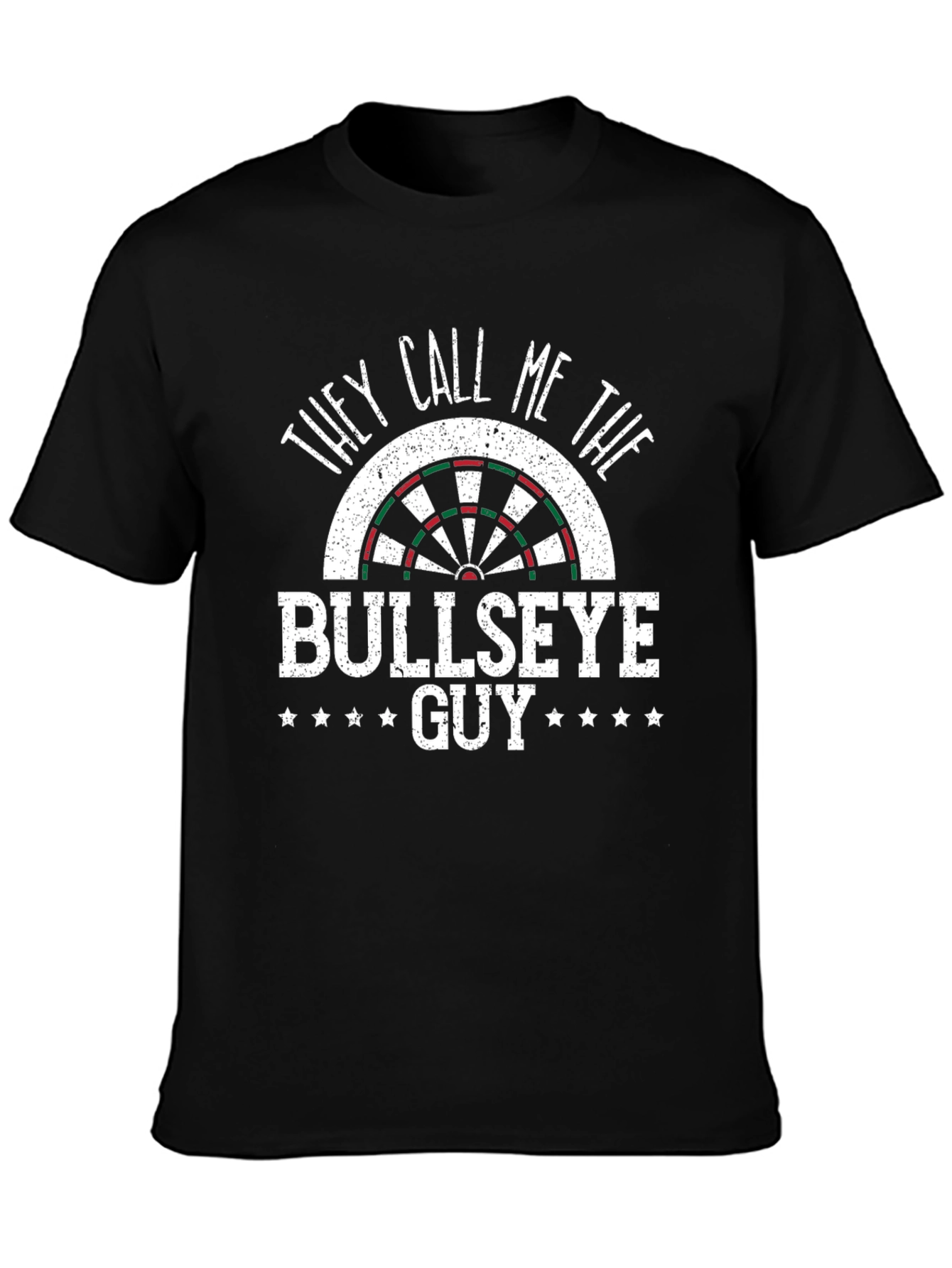Bullseye Guy T-Shirt - Dartboard Graphic Tee