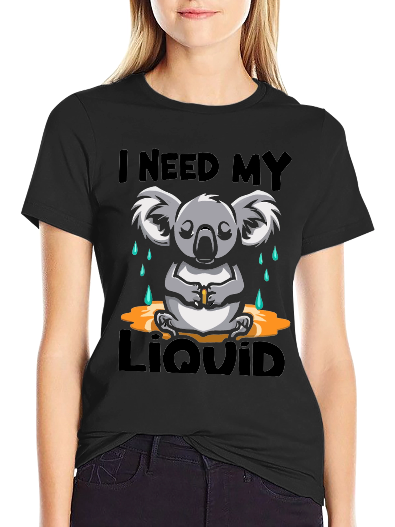I Need My Liquid Koala Graphic Tee
