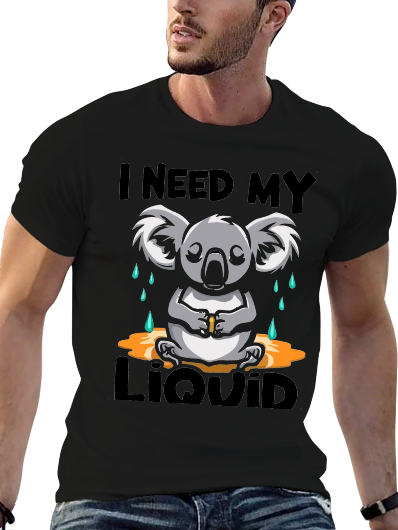 I Need My Liquid Koala Graphic Tee