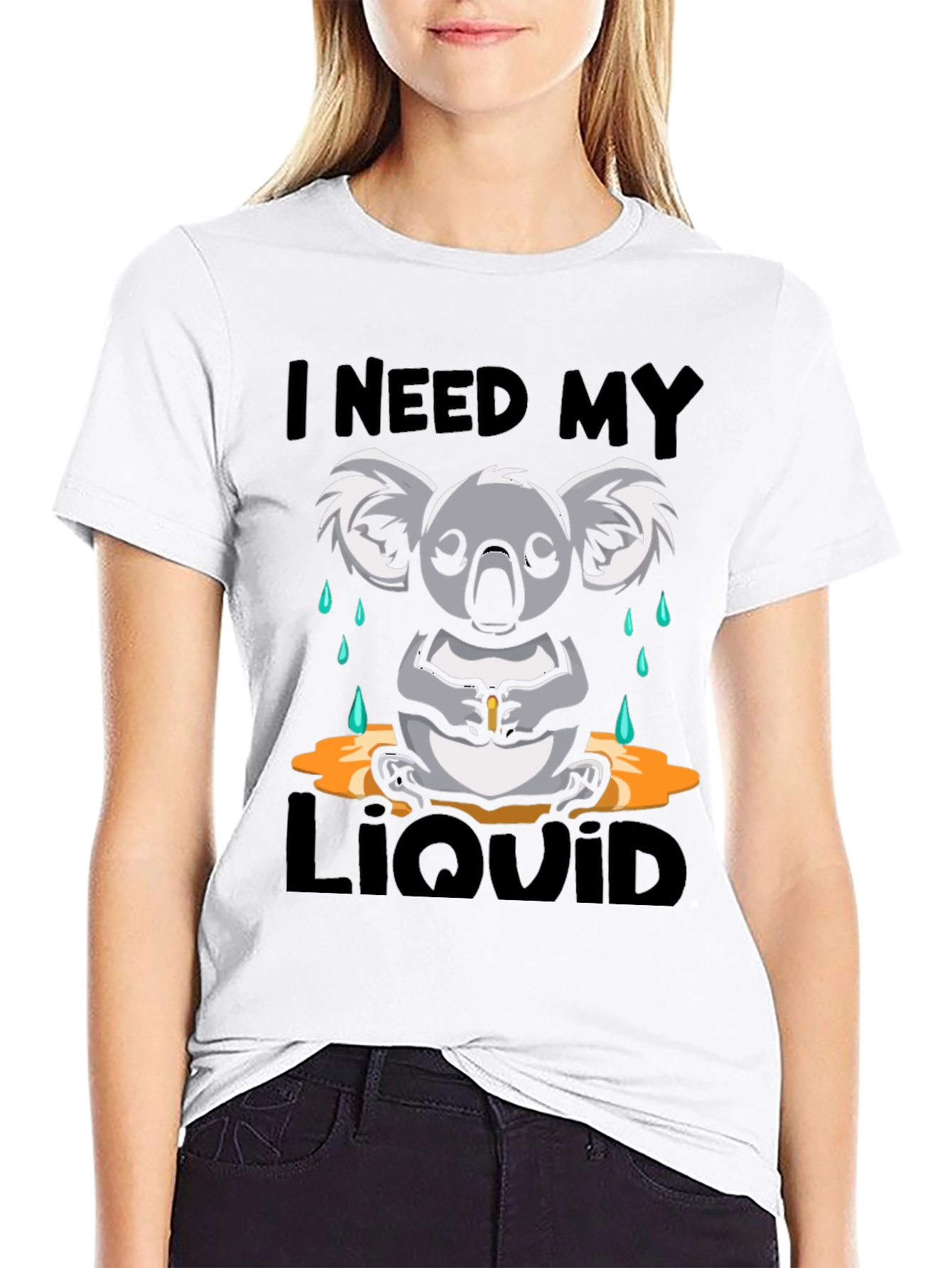 I Need My Liquid Koala Graphic Tee