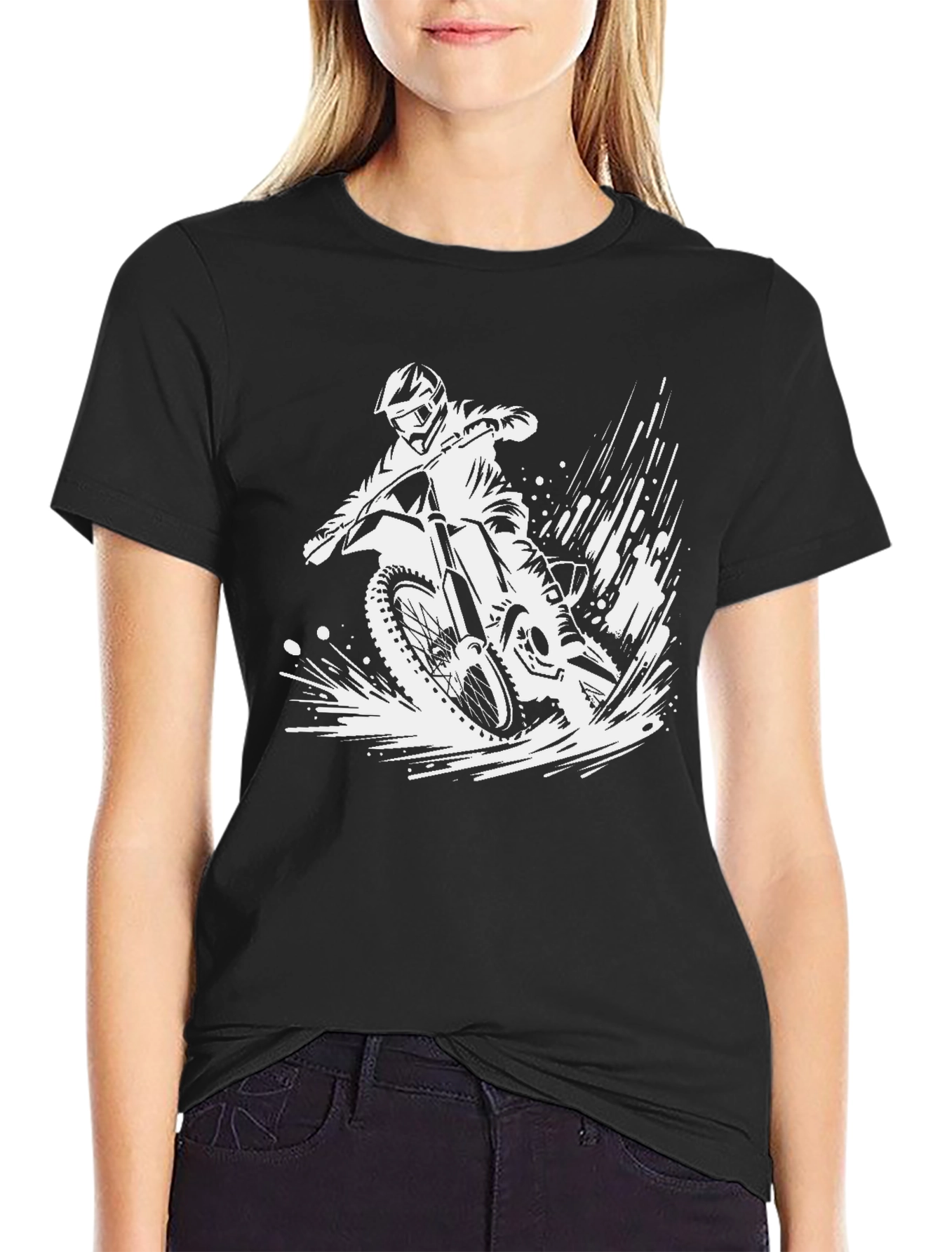 Dirt Bike Rider Graphic Tee