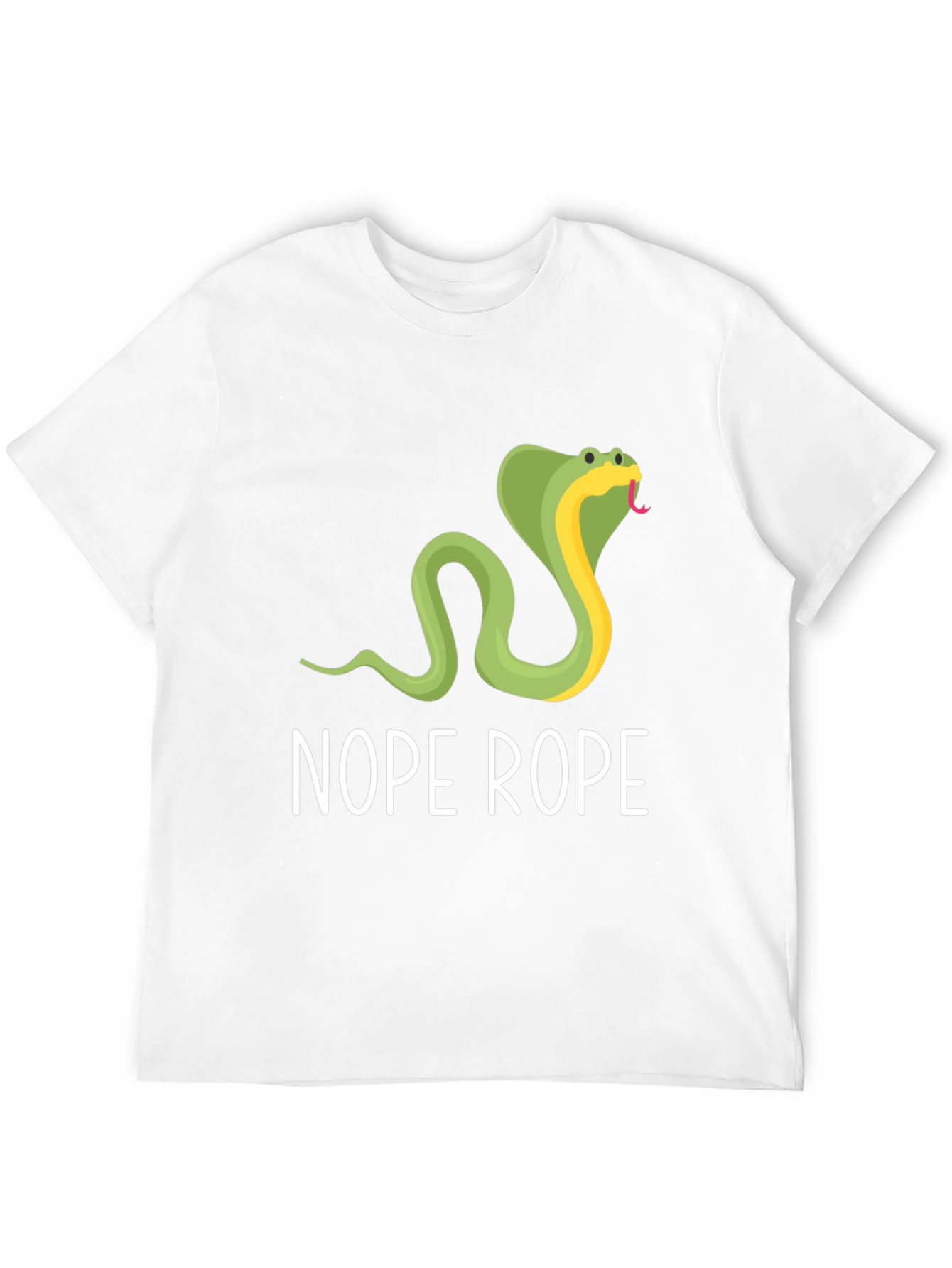Nope Rope Graphic Tee - Funny Snake T-Shirt