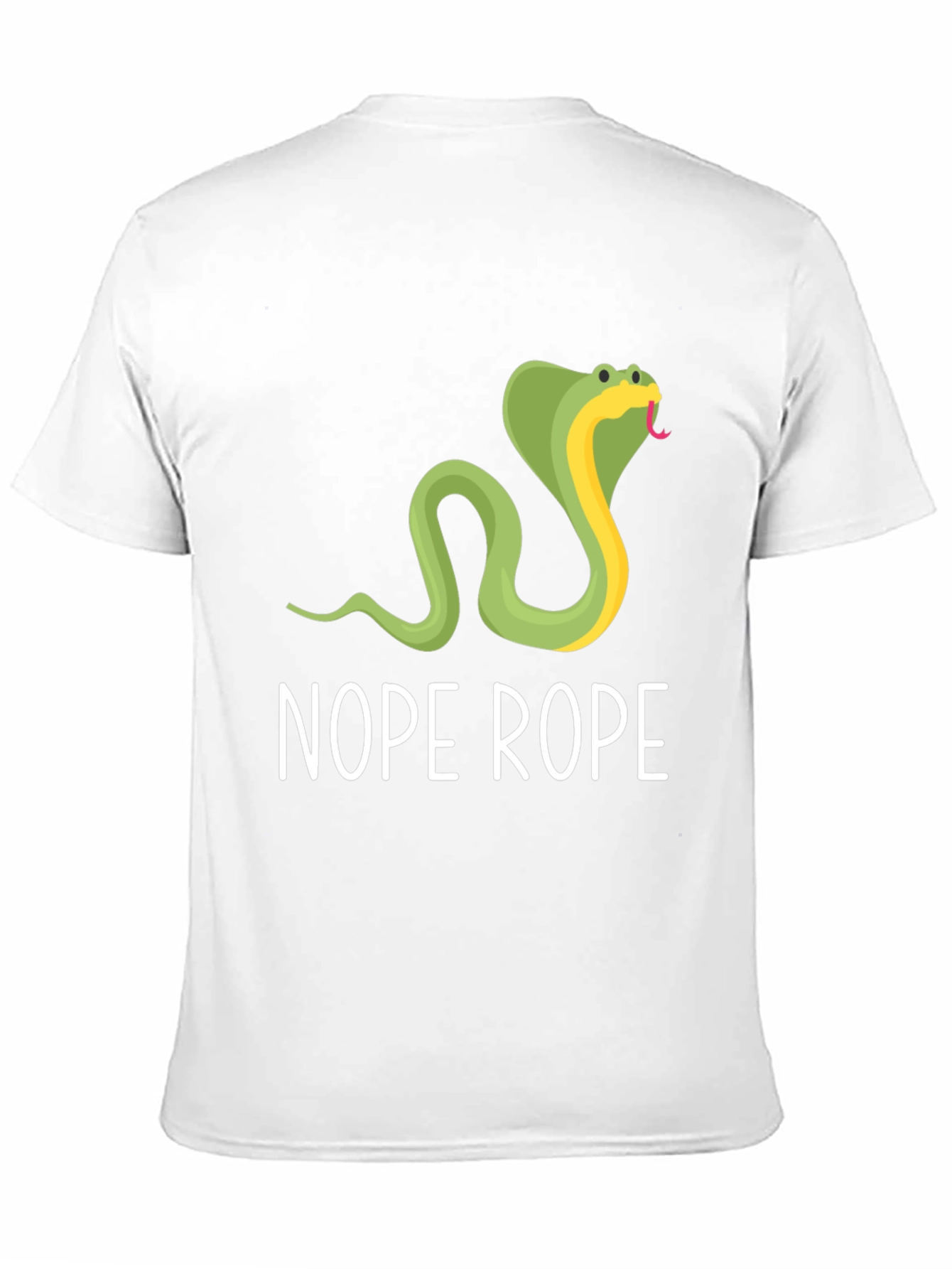 Nope Rope Graphic Tee - Funny Snake T-Shirt