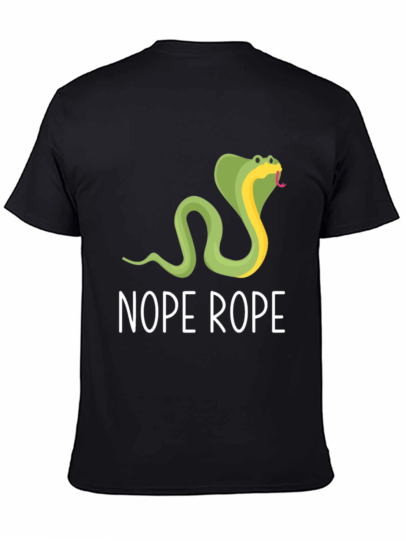 Nope Rope Graphic Tee - Funny Snake T-Shirt