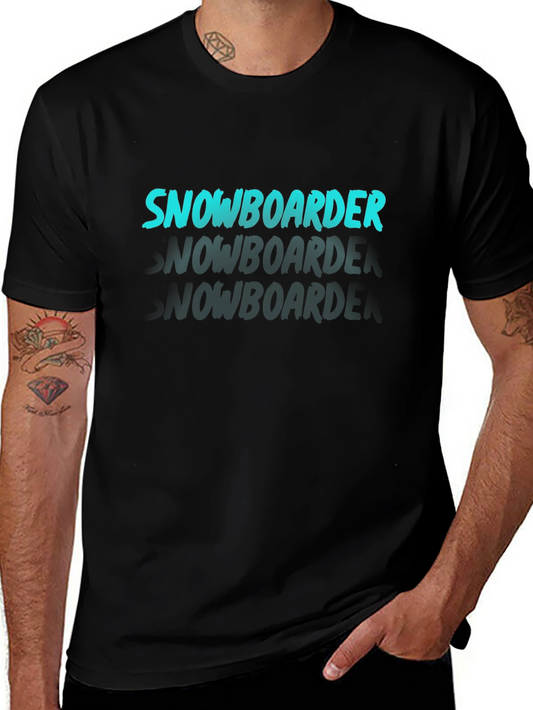 Snowboarder Graphic Tee - Cool Winter Sports T-Shirt