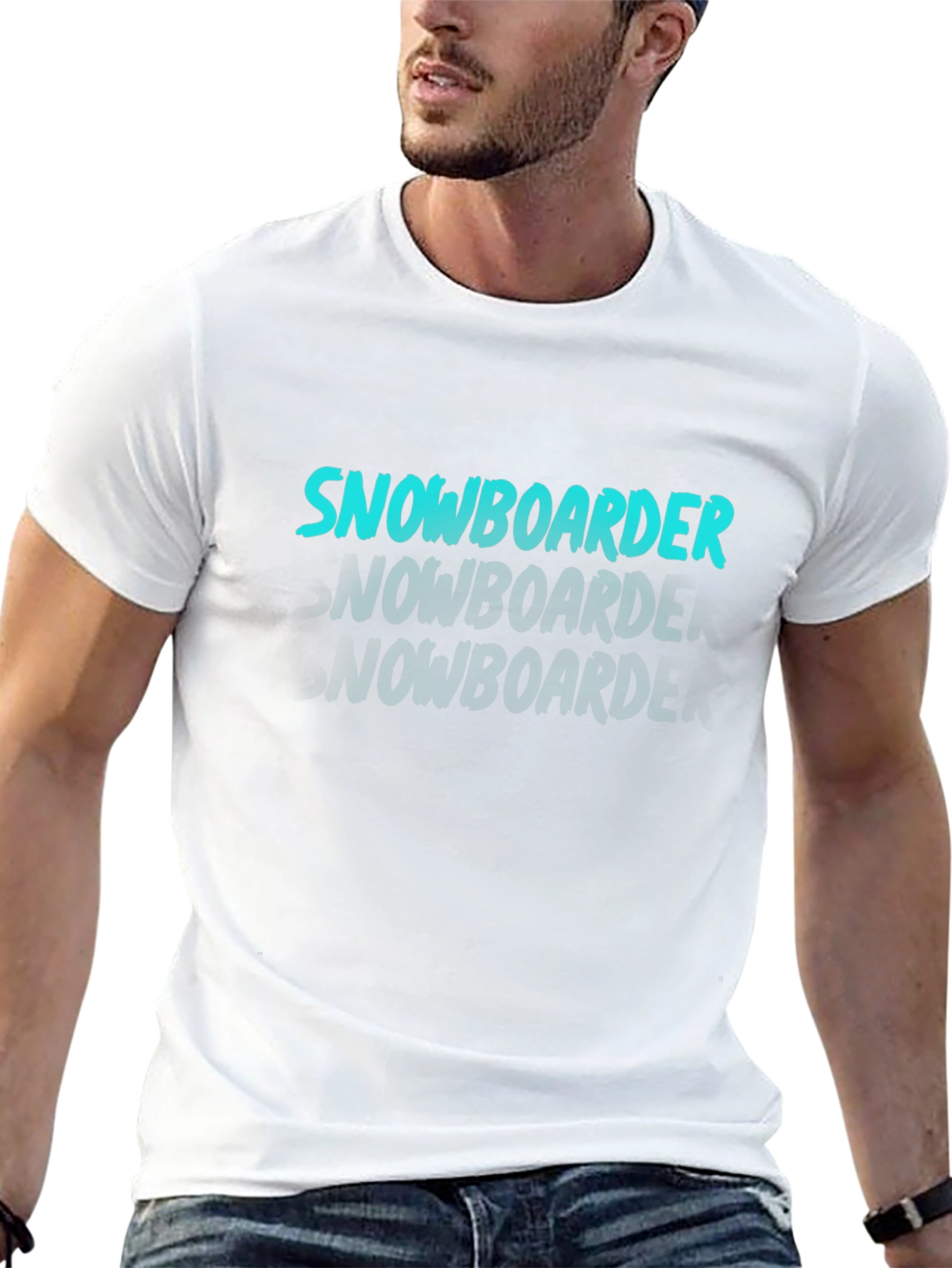 Snowboarder Graphic Tee - Cool Winter Sports T-Shirt