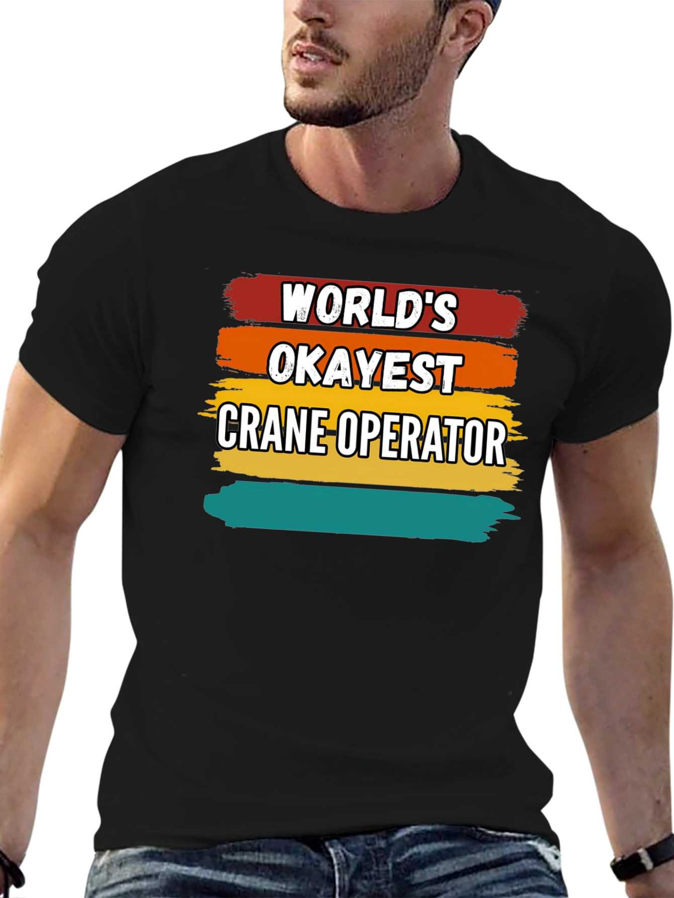 Worlds Okayest Crane Operator T-Shirt