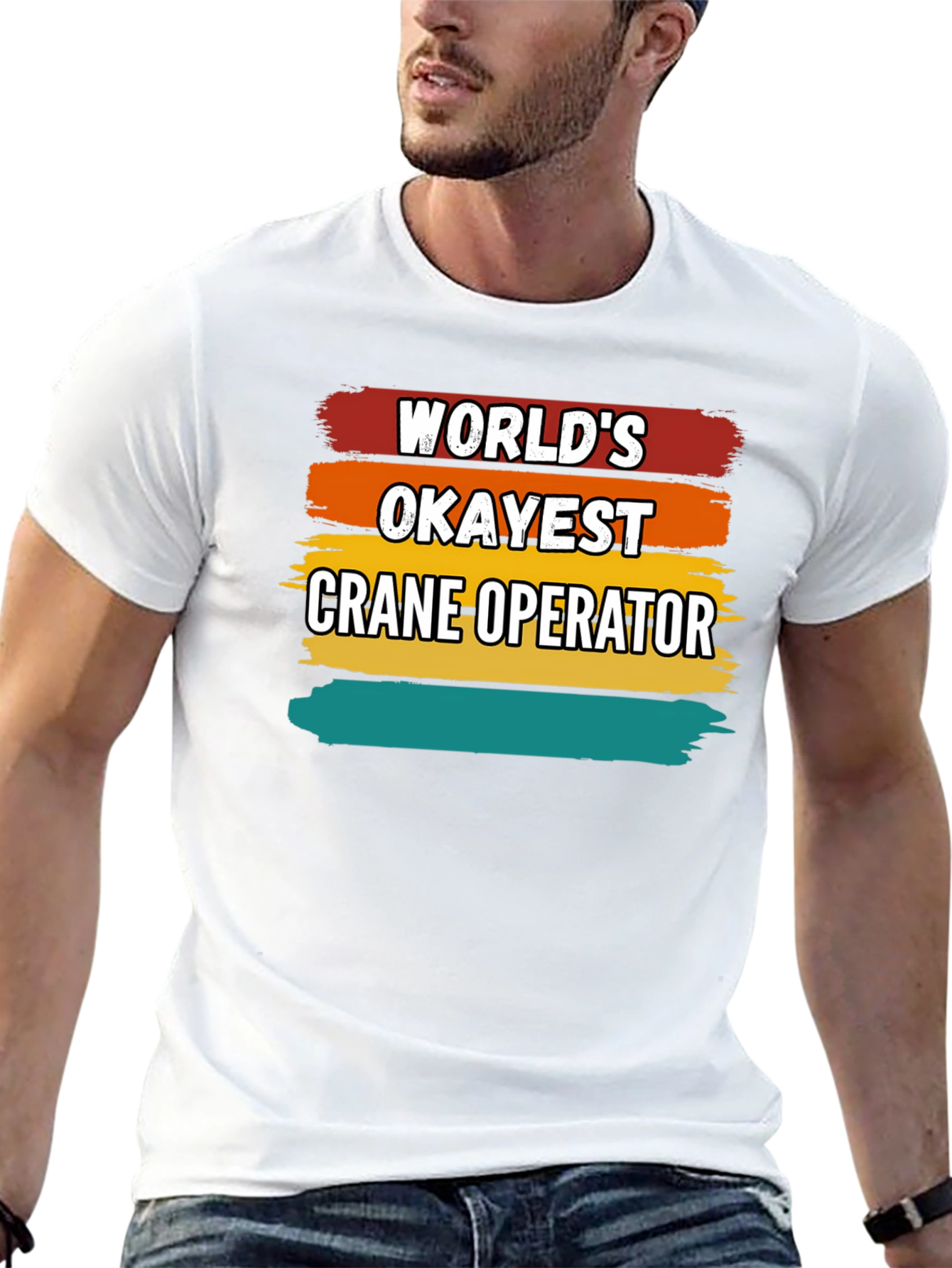 Worlds Okayest Crane Operator T-Shirt