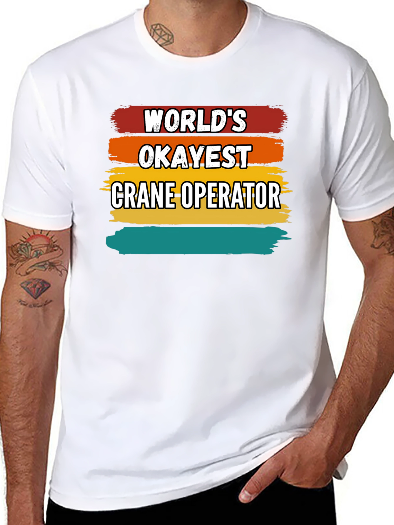 Worlds Okayest Crane Operator T-Shirt