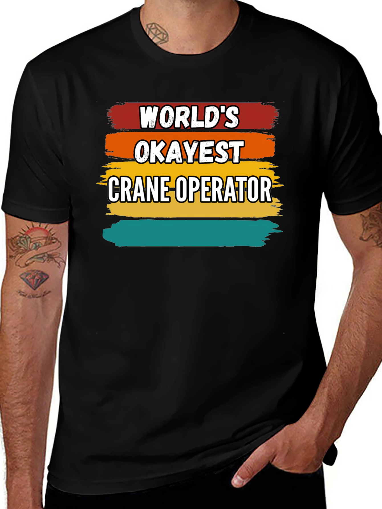 Worlds Okayest Crane Operator T-Shirt