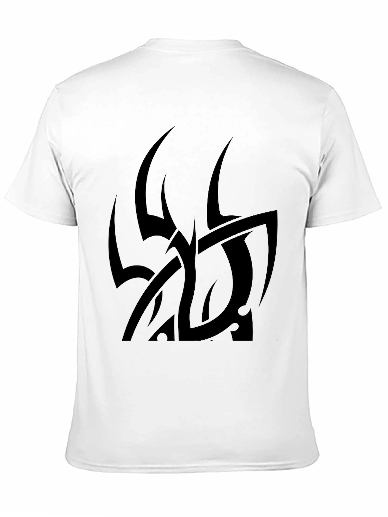 Tribal Graphic Black T-Shirt - Modern Casual Wear