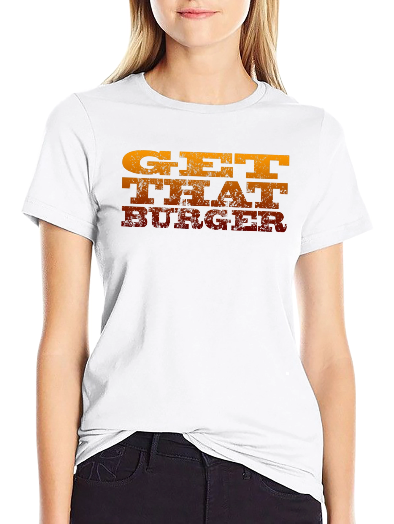 Get That Burger Mens Black Graphic Tee