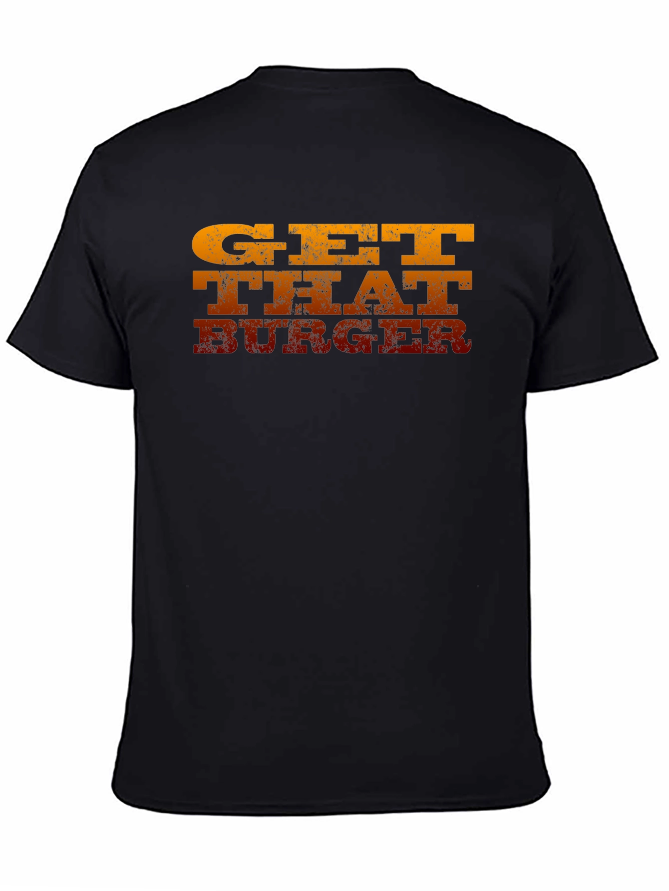 Get That Burger Mens Black Graphic Tee