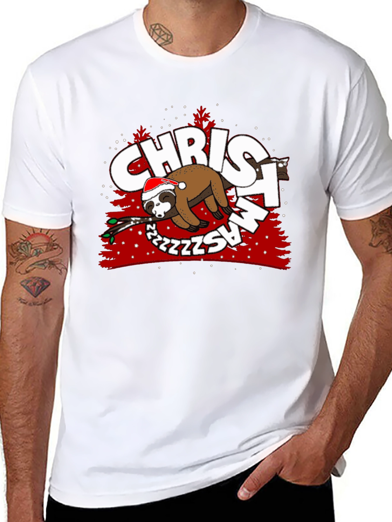 Christmas Sloth T-Shirt