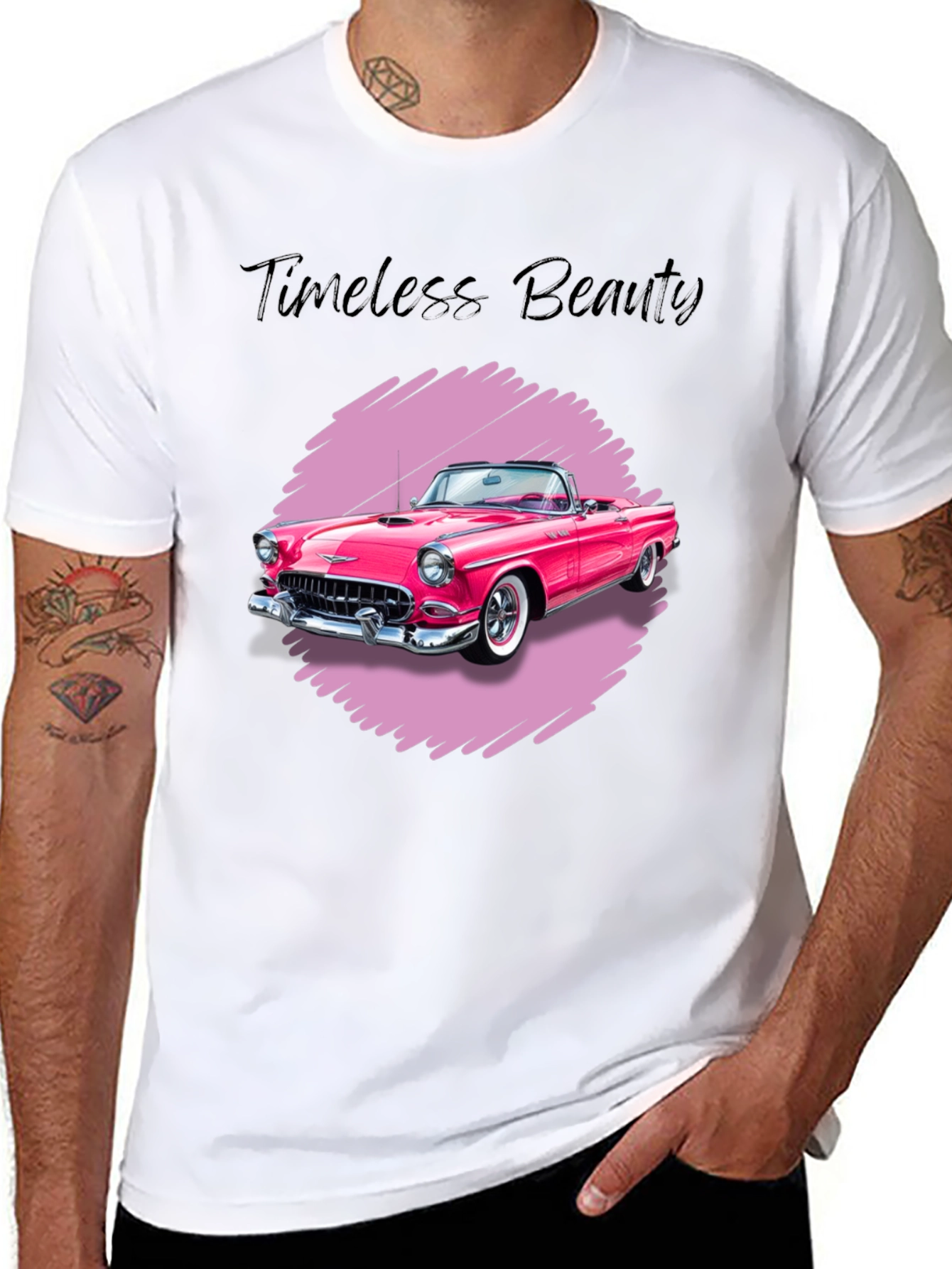 Timeless Beauty Classic Car Graphic Tee