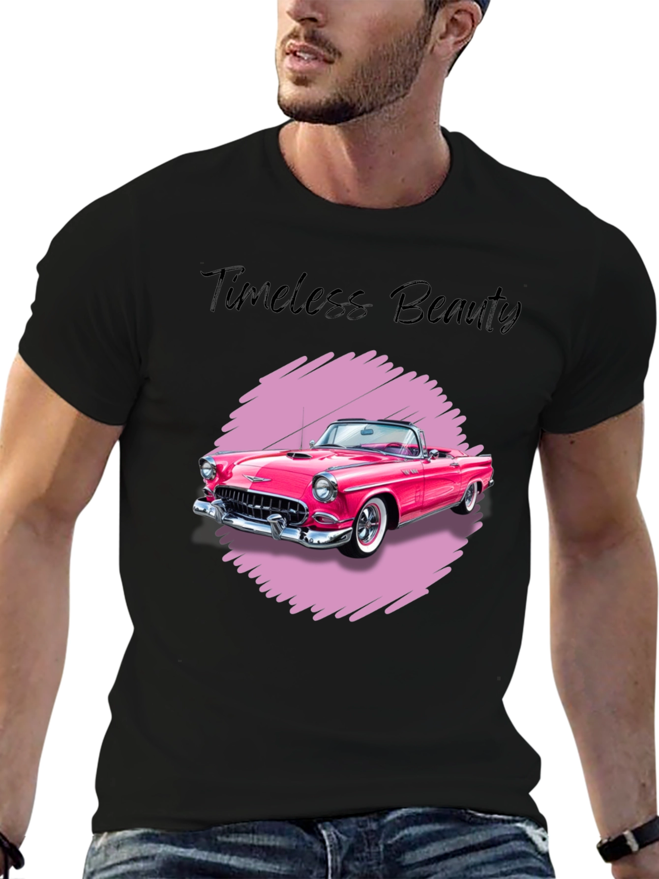 Timeless Beauty Classic Car Graphic Tee