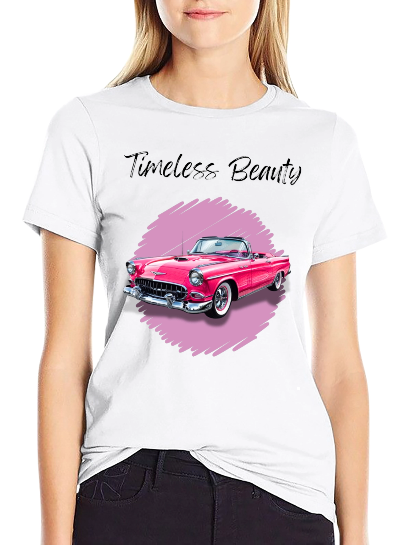 Timeless Beauty Classic Car Graphic Tee