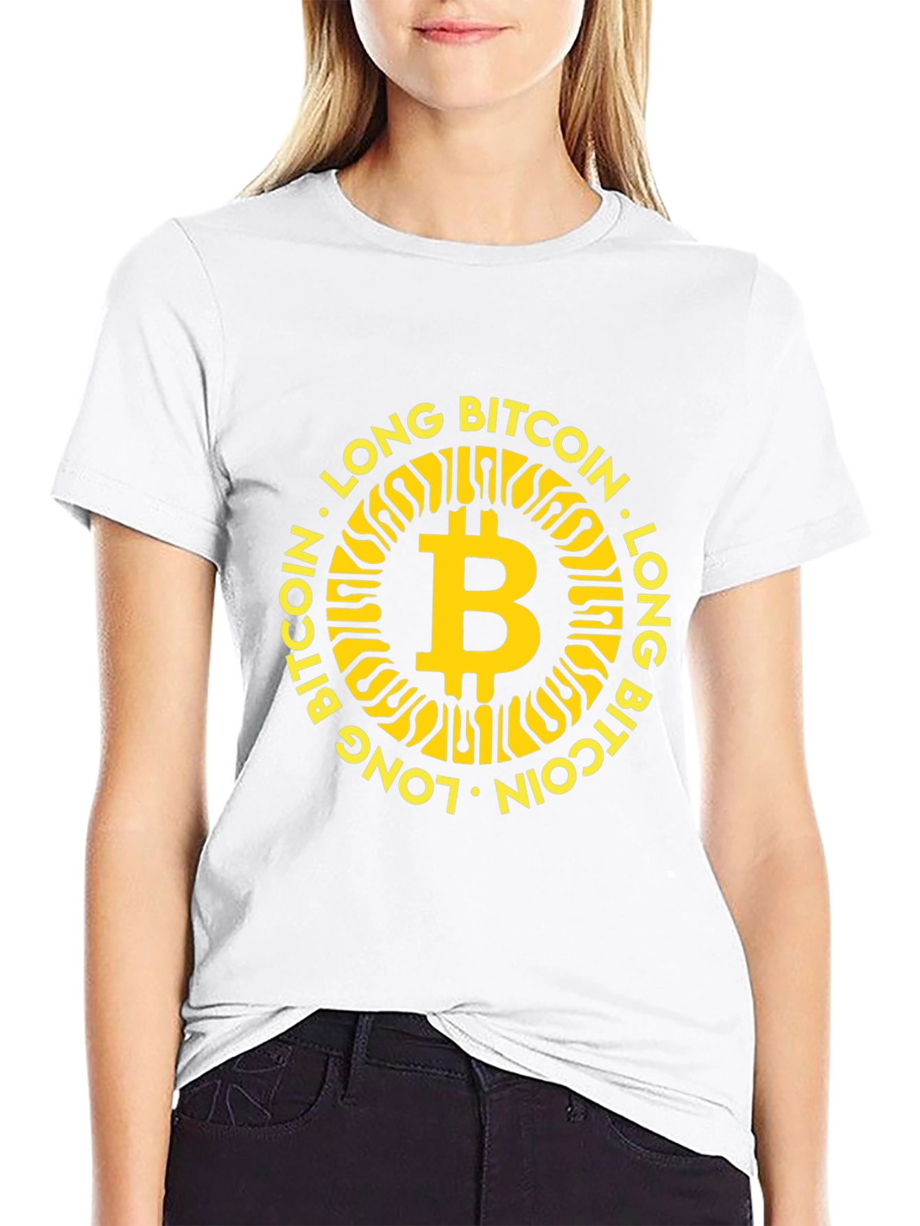 Long Bitcoin T-Shirt - Crypto Tee