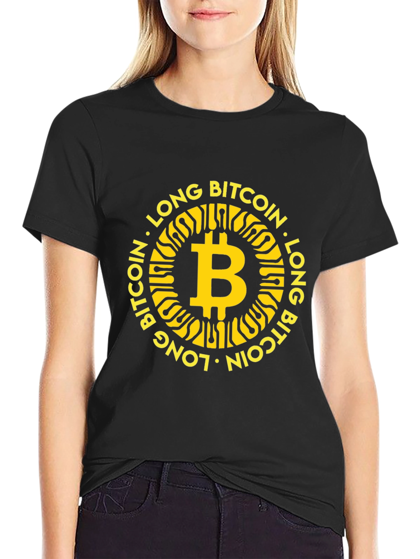Long Bitcoin T-Shirt - Crypto Tee