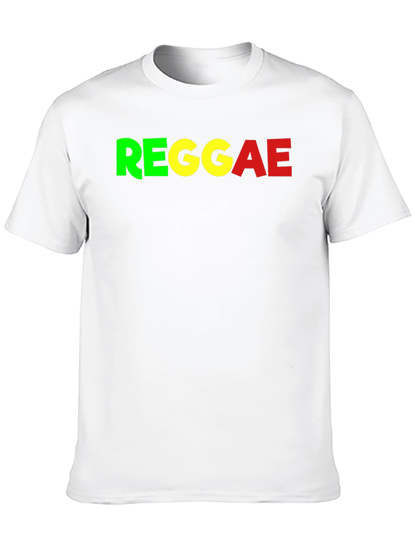 Reggae Graphic Tee - Black Cotton T-Shirt