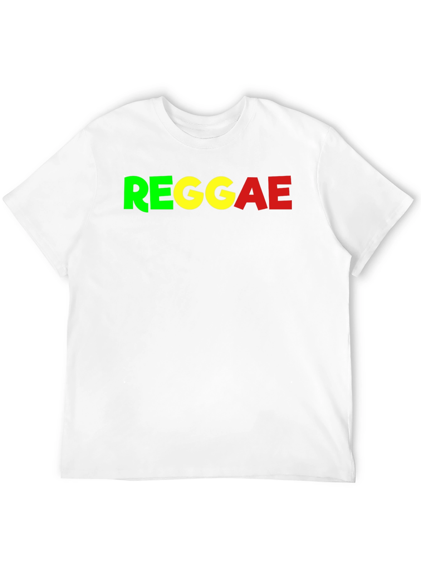 Reggae Graphic Tee - Black Cotton T-Shirt