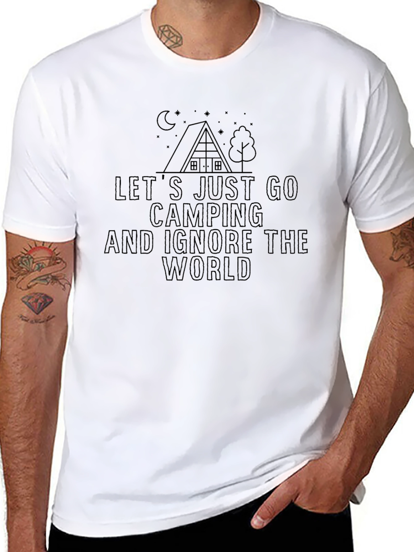 Camping Adventure Graphic T-Shirt