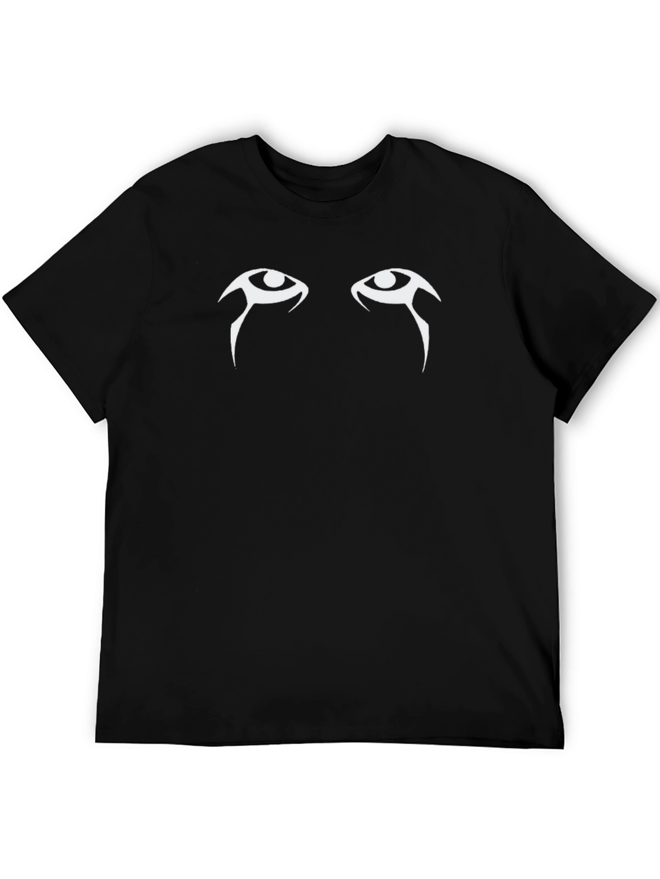 Mystic Eyes Graphic Tee - Black Cotton T-Shirt