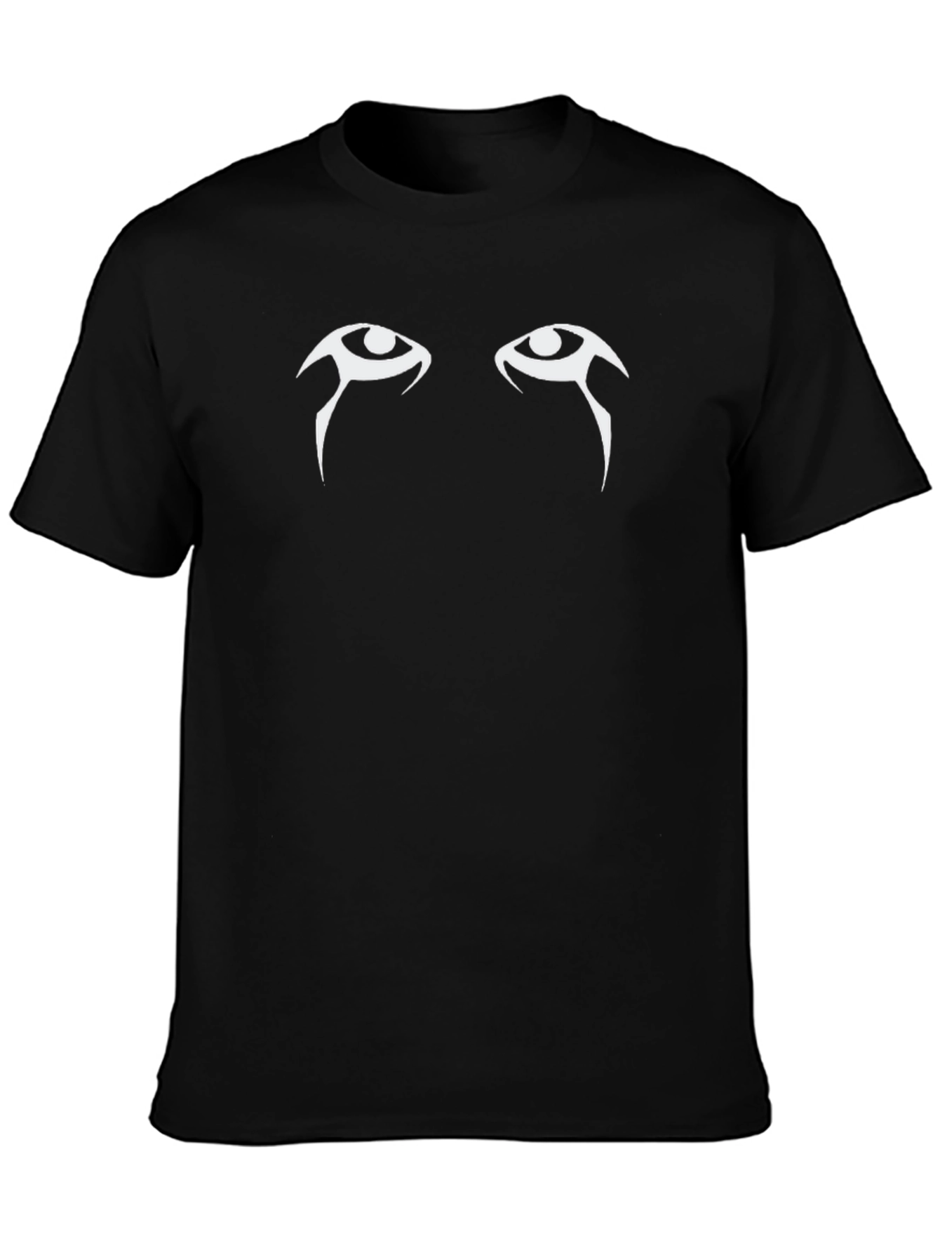 Mystic Eyes Graphic Tee - Black Cotton T-Shirt