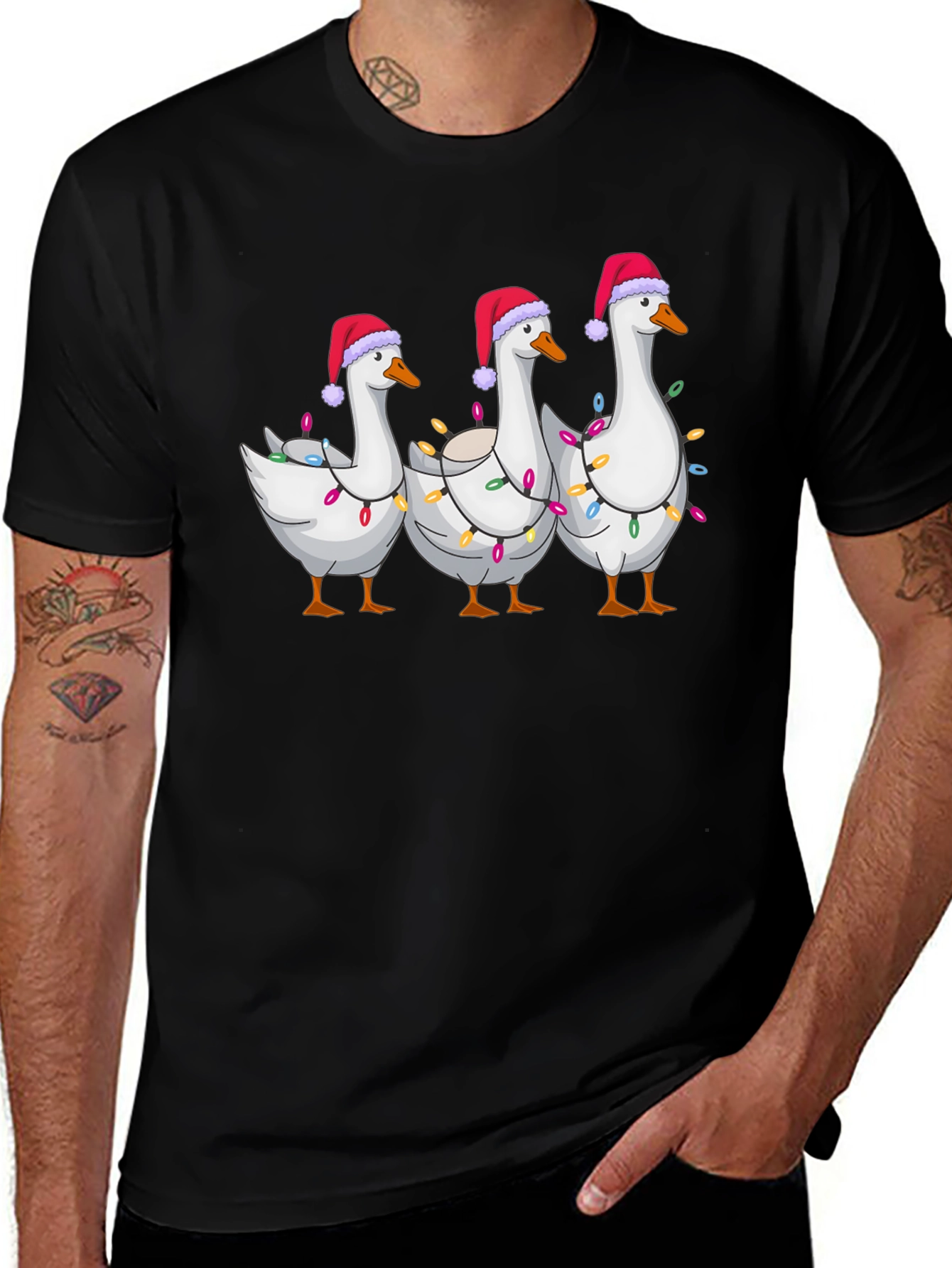 Festive Goose Christmas T-Shirt