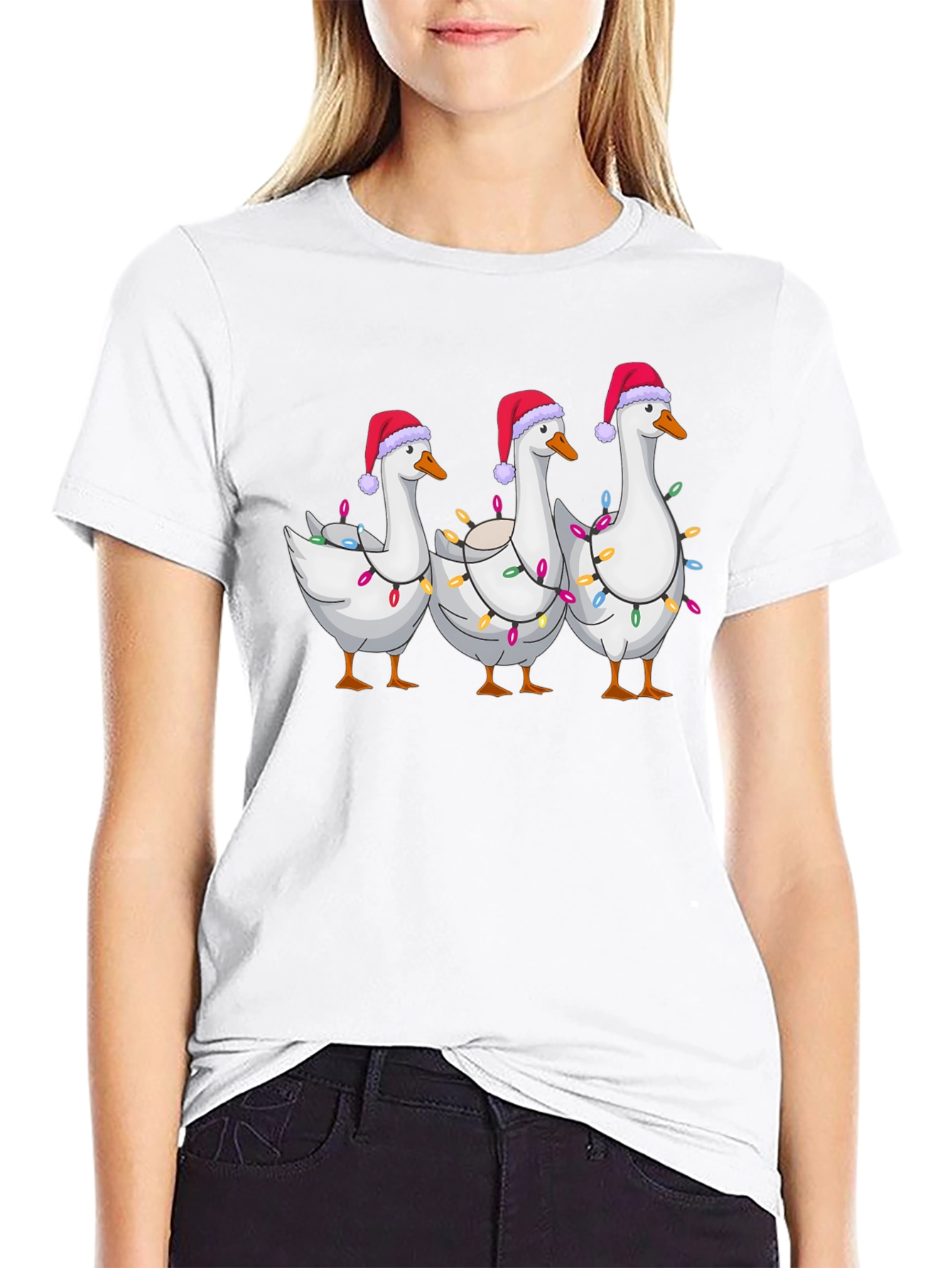 Festive Goose Christmas T-Shirt
