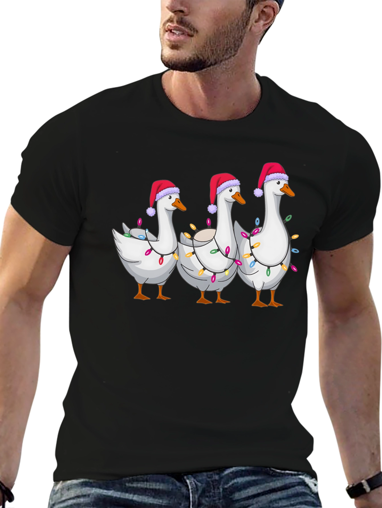 Festive Goose Christmas T-Shirt
