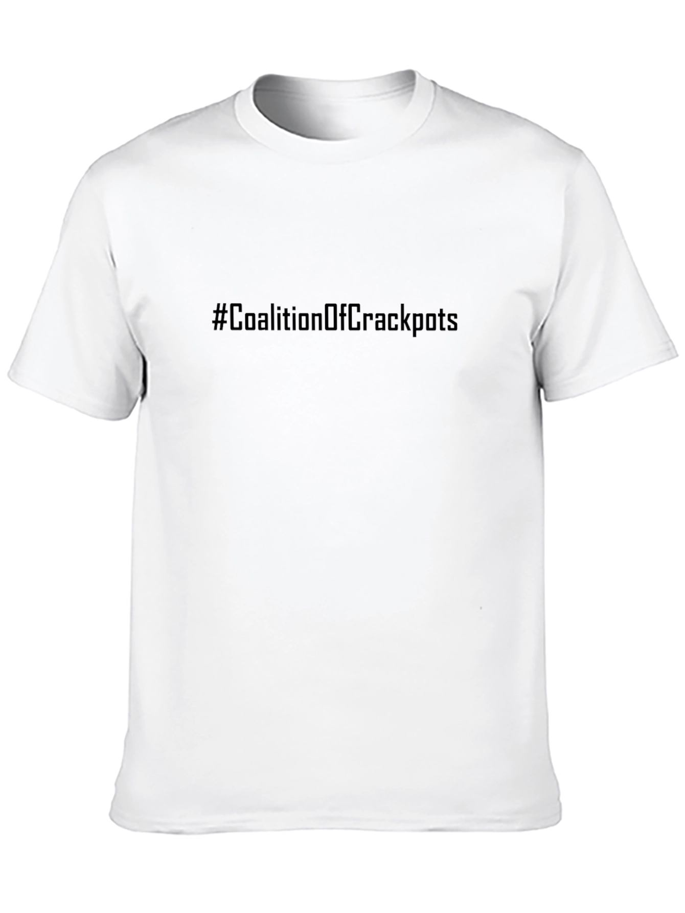 #CoalitionOfCrackpots Black T-Shirt