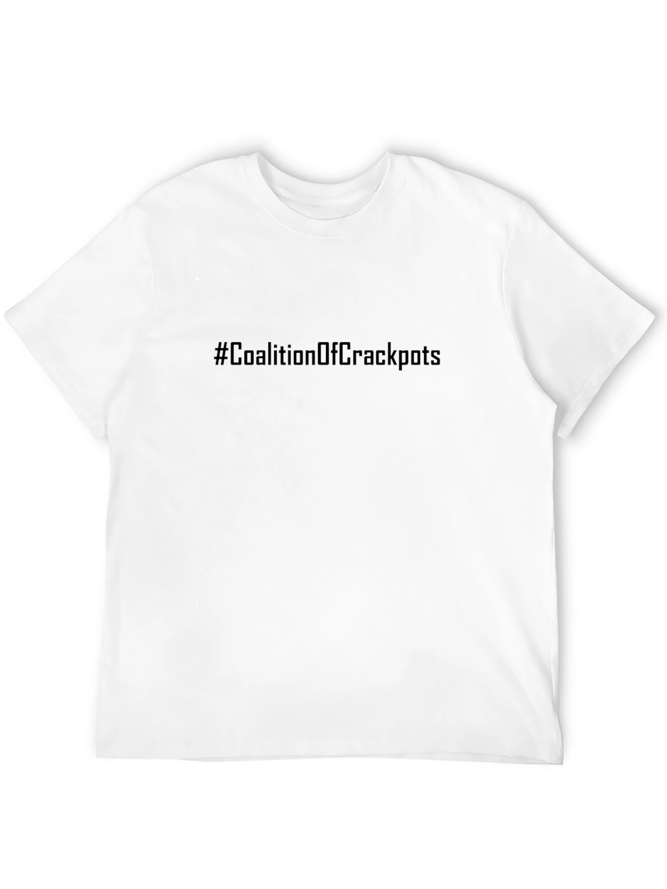 #CoalitionOfCrackpots Black T-Shirt