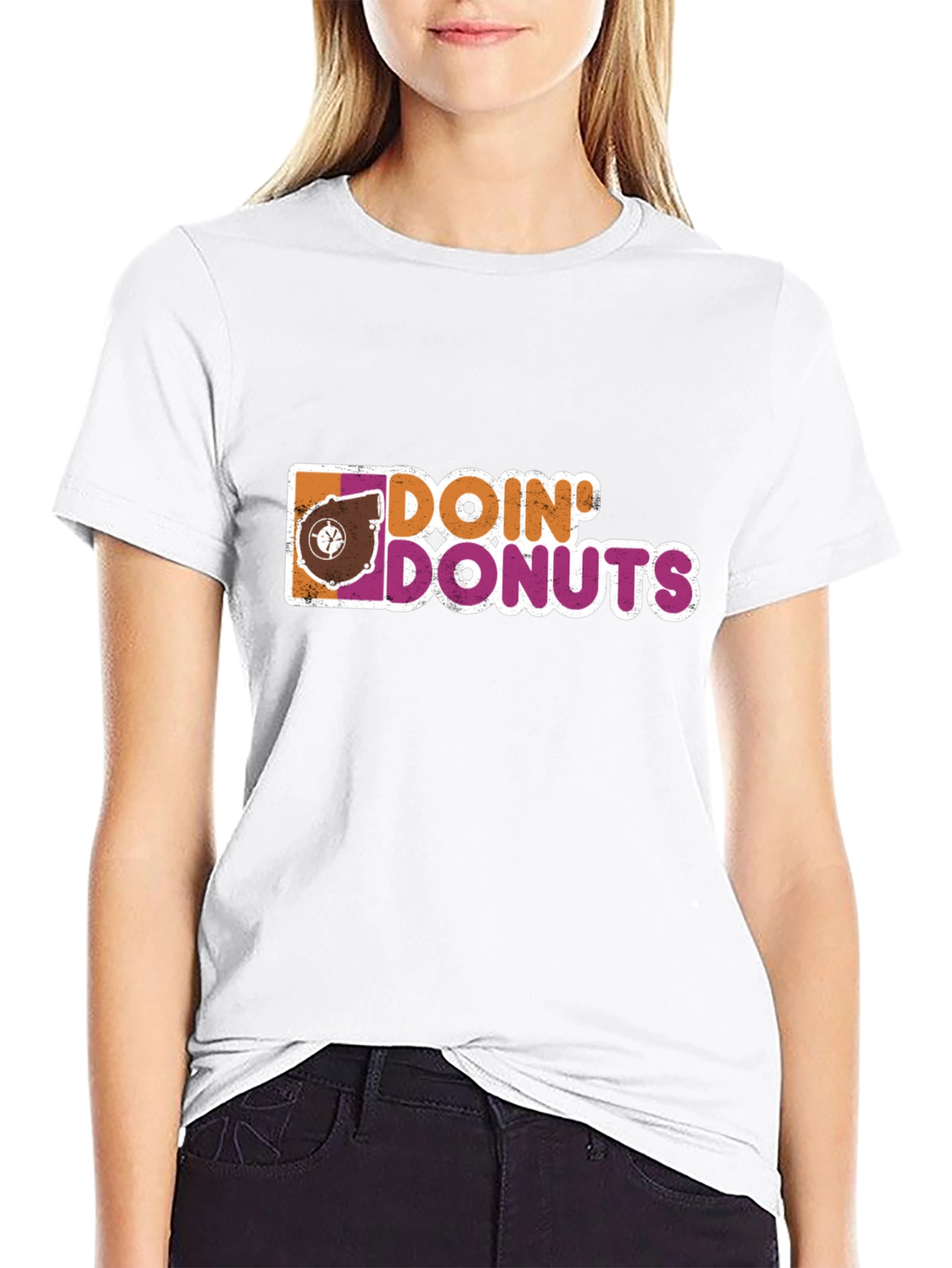 Doin Donuts Graphic Tee - Black