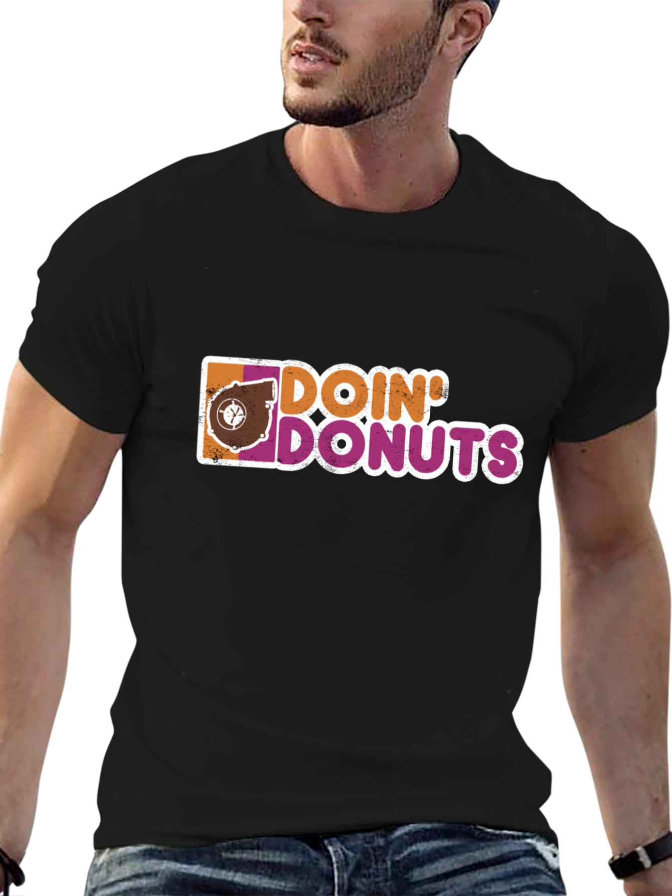 Doin Donuts Graphic Tee - Black