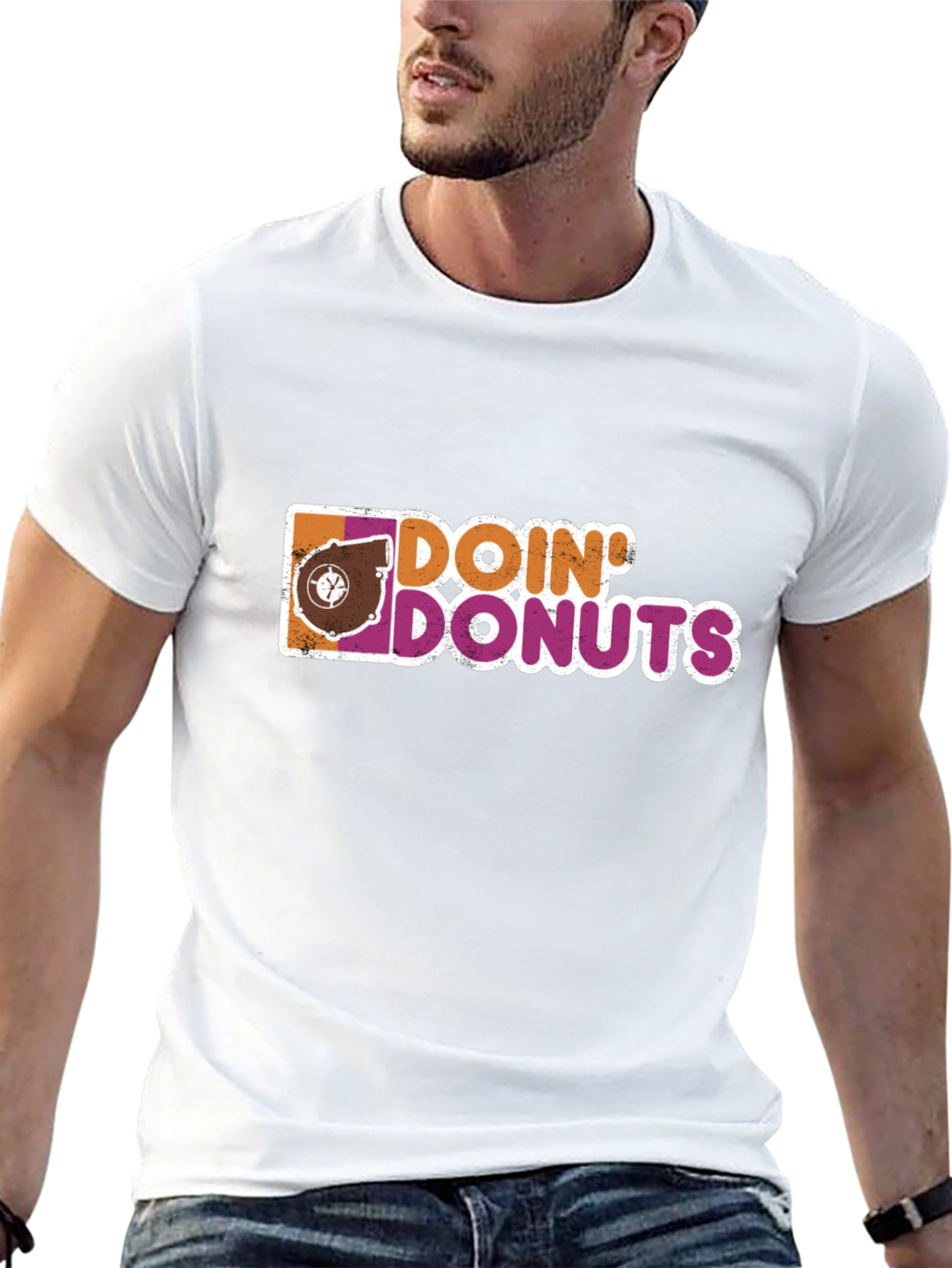 Doin Donuts Graphic Tee - Black