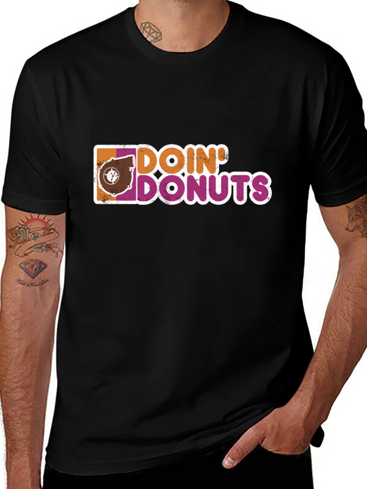 Doin Donuts Graphic Tee - Black