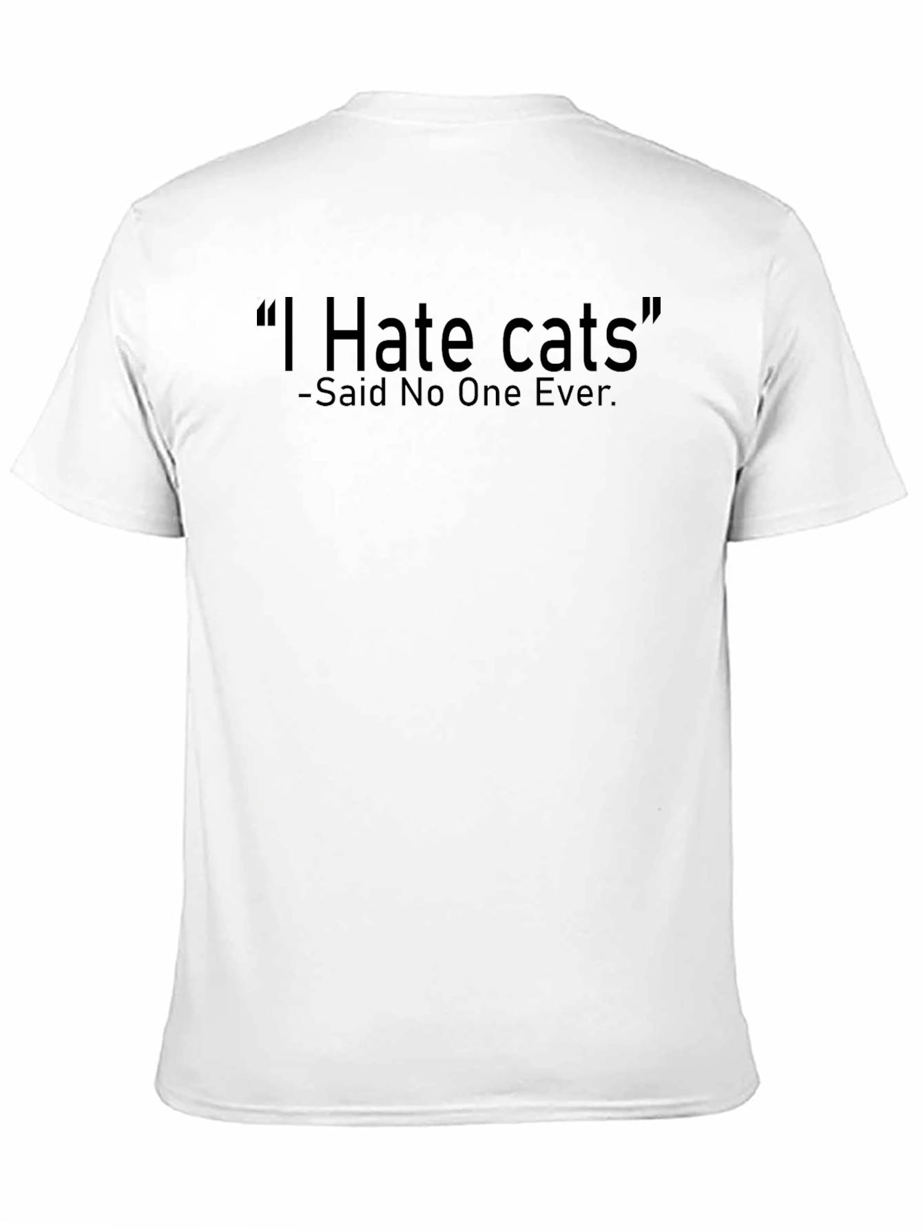 I Hate Cats T-Shirt - Funny Cat Lover Tee