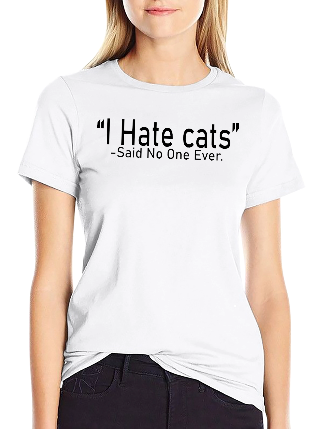 I Hate Cats T-Shirt - Funny Cat Lover Tee