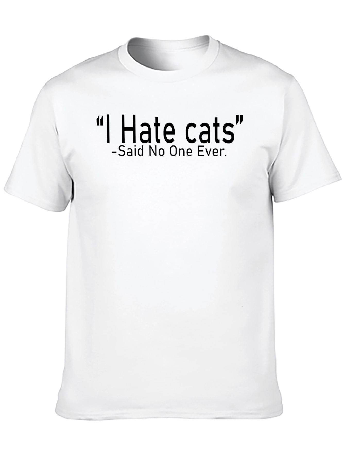 I Hate Cats T-Shirt - Funny Cat Lover Tee