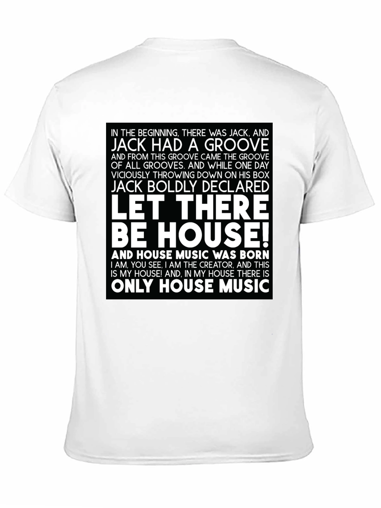 House Music Graphic Tee