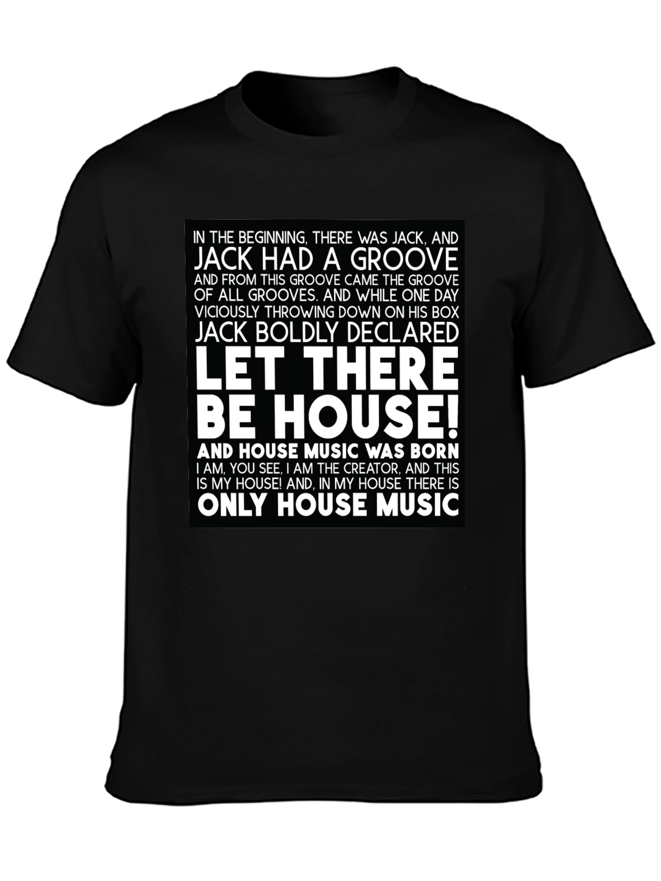 House Music Graphic Tee